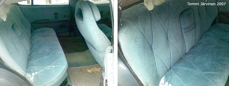 This photo shows the extra legroom availlable to the passenger (front seats in pretty much rear position).