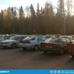 Saab Club parts market. There was actually quite a lot of people.