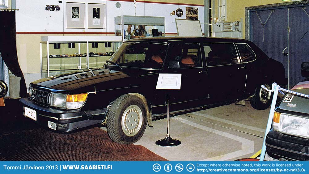 The limousine is on display at the Uusikaupunki car museum.