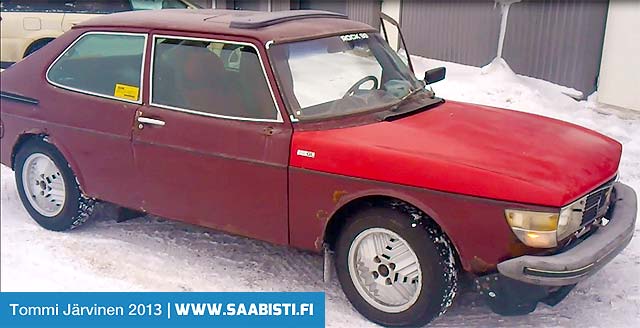 Made in Finland. Saab 99 Turbo 1978 - full restoration needed.