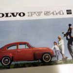 Volvo PV544 brochure. svenska. 12 sidor. Reproduktion. 5 €.