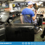 Mattias has a proper old school garage and knows a thing or two about two stroke Saabs...