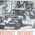 Antero Laine with the "Nortti" (North State) Rally Team Saab 96.