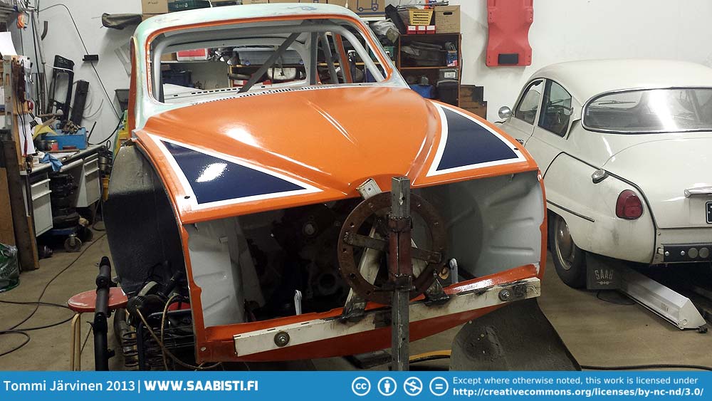 Saab V4 Rally – Some new paint
