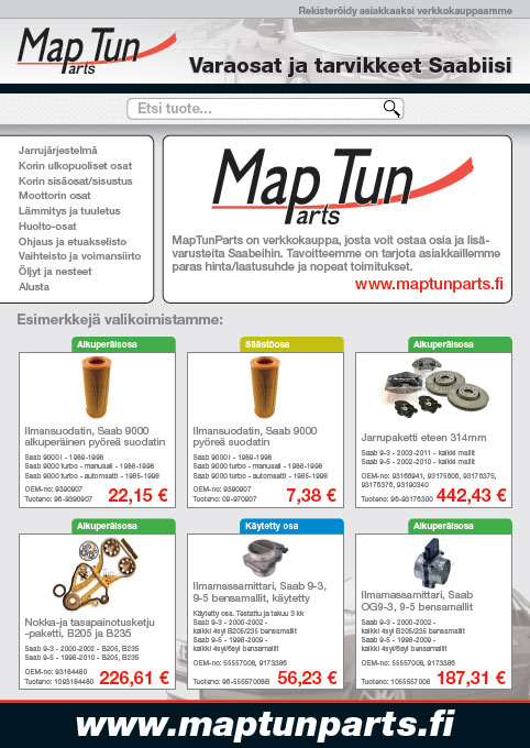 www.maptunparts.fi open for business